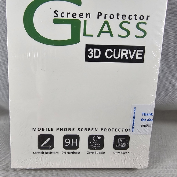 AM Film Samsung Note 8 Glass Phone Screen Protector Kit 3D Curve TechMatte - Picture 11 of 11